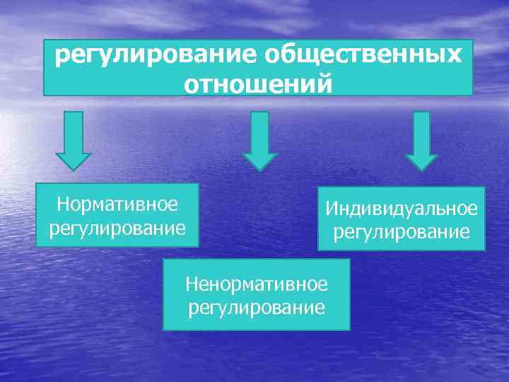 Проект на тему правовое регулирование общественных отношений