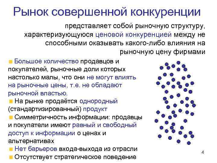 Рыночная власть совершенной конкуренции