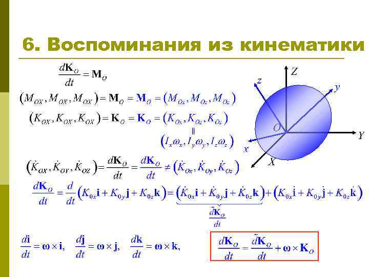 6. Воспоминания из кинематики = = 
