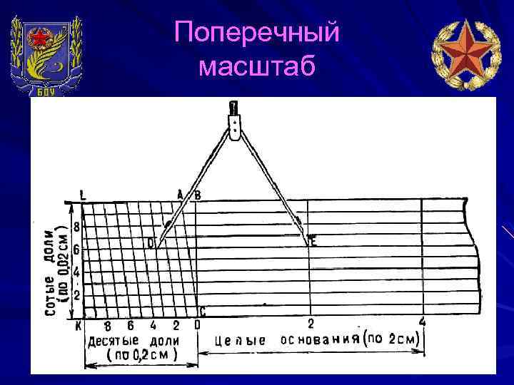 Поперечный масштаб 