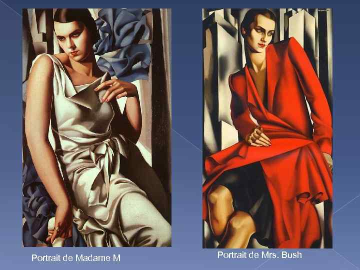 Portrait de Madame M Portrait de Mrs. Bush 