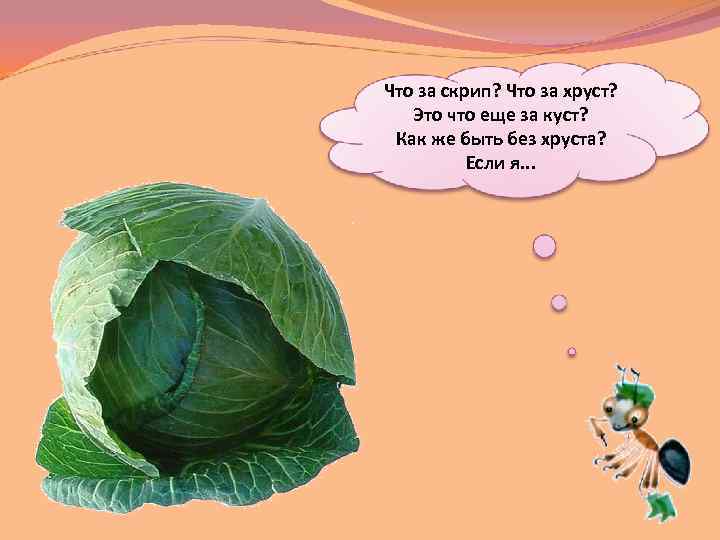 Что за скрип? Что за хруст? Это что еще за куст? Как же быть