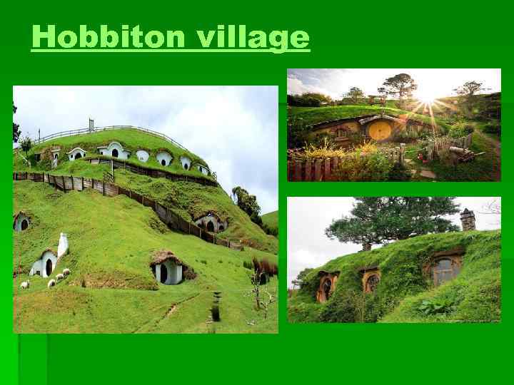 Hobbiton village 