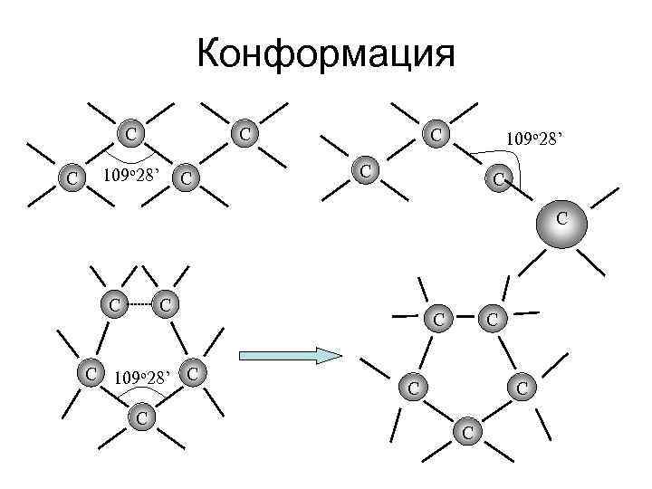 Конформация С С С 109 о 28’ С С С С 