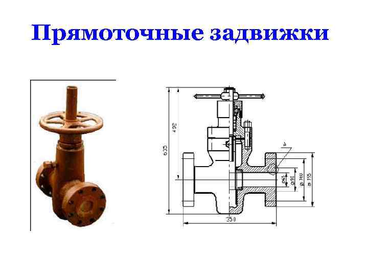 Прямоточные задвижки 
