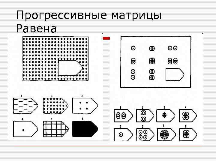 Прогрессивные матрицы Равена 