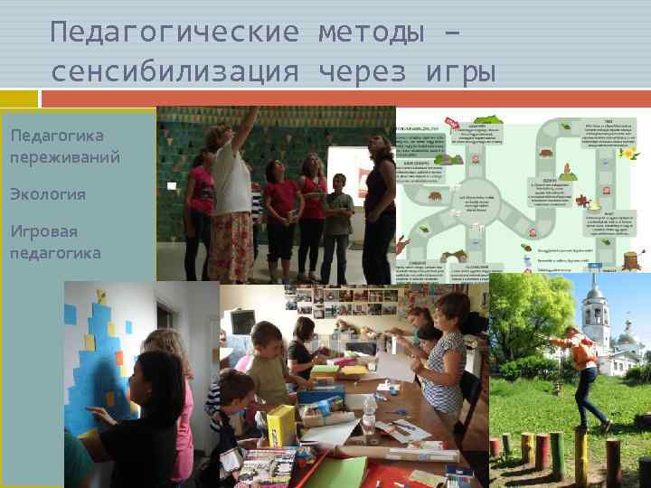 Педагогические методы – сенсибилизация через игры Педагогика переживаний Экология Игровая педагогика 