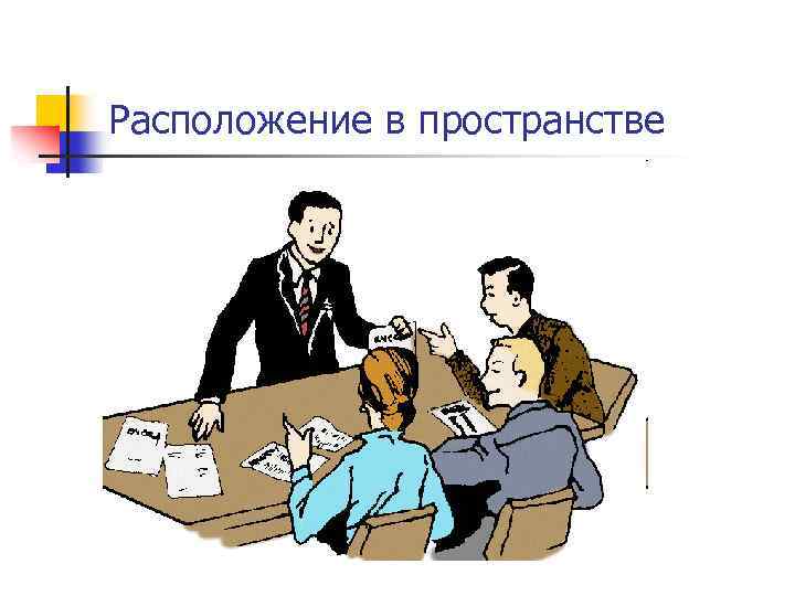 Расположение в пространстве 