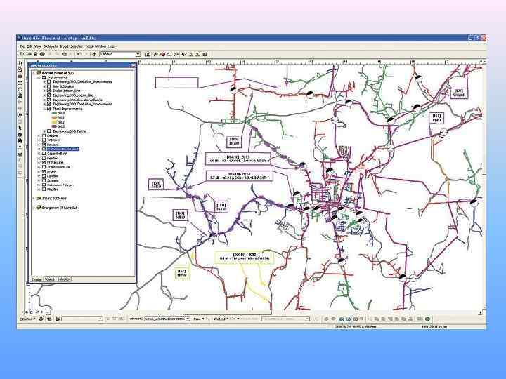 Преимущества ГИС Сетей Электроснабжения: • графическое отображение сети; • привязка и каталогизация внешних данных;