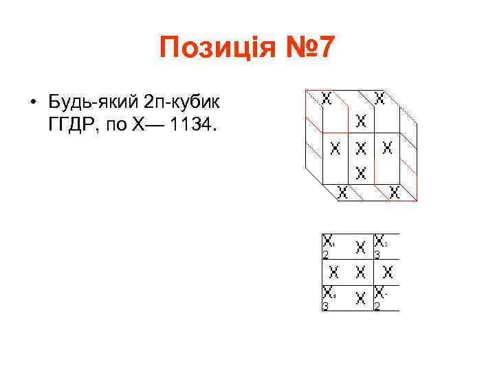 Позиція № 7 • Будь-який 2 п-кубик ГГДР, по Х— 1134. 