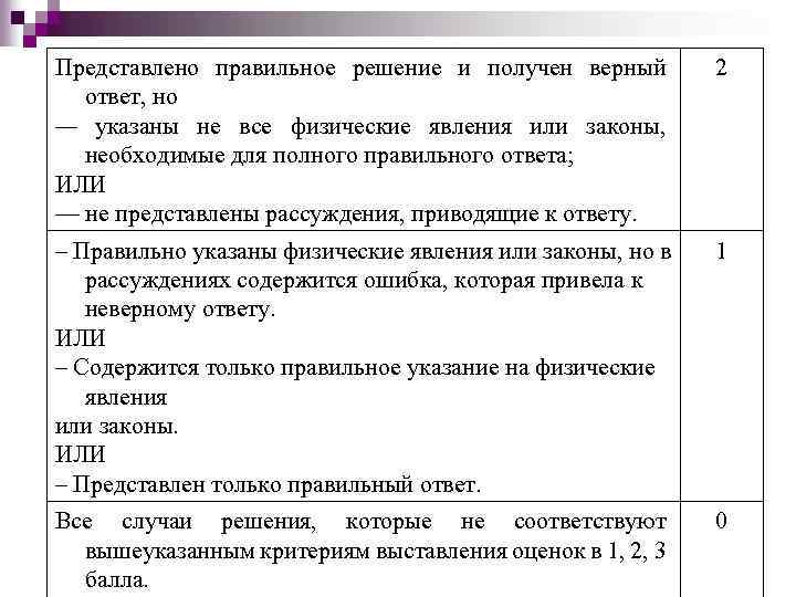 Представлено правильное решение и получен верный ответ, но — указаны не все физические явления