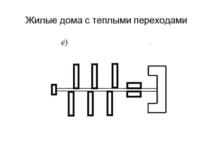 Жилые дома с теплыми переходами 