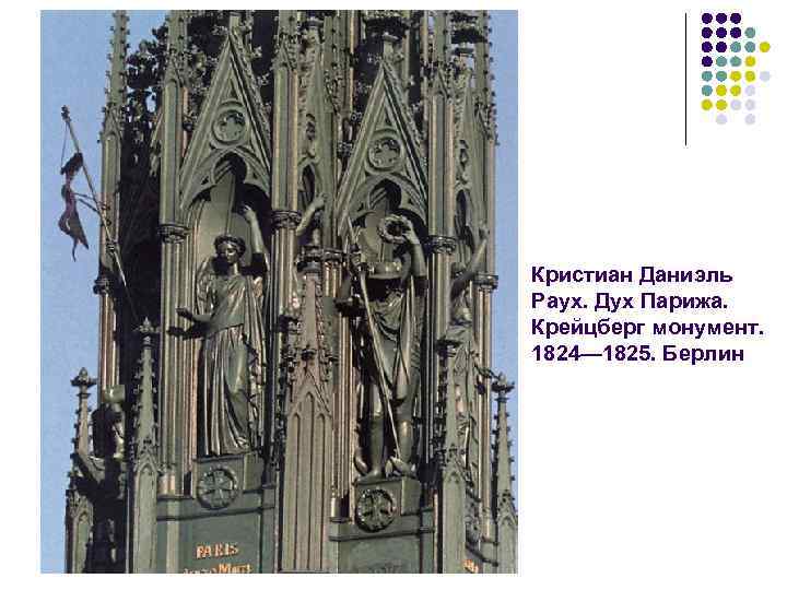 Кристиан Даниэль Раух. Дух Парижа. Крейцберг монумент. 1824— 1825. Берлин 