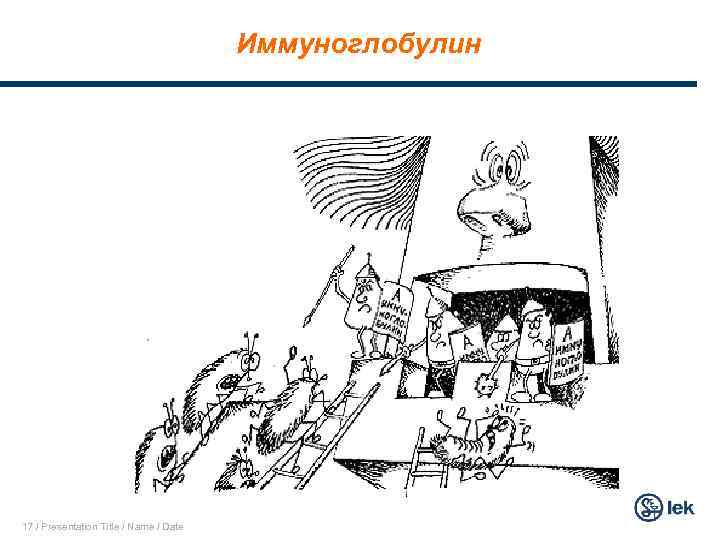 Иммуноглобулин 17 / Presentation Title / Name / Date 