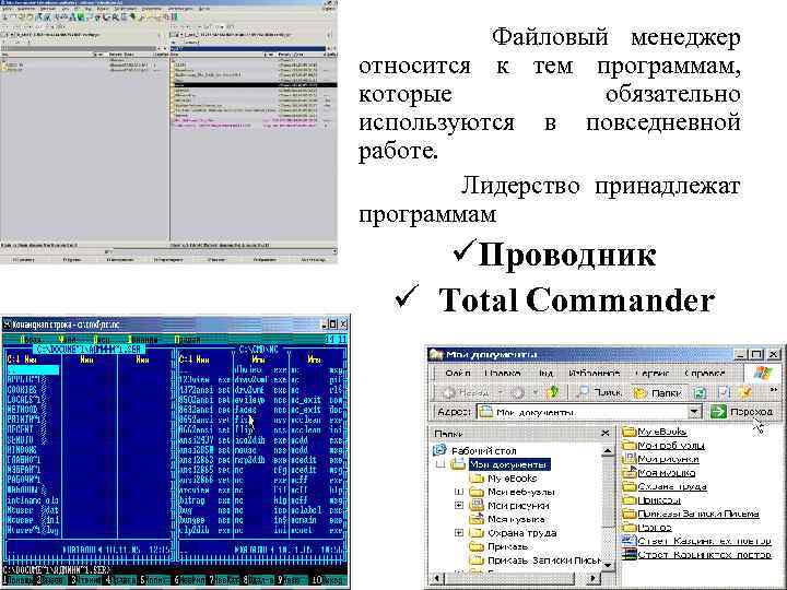  Файловый менеджер относится к тем программам, которые обязательно используются в повседневной работе. Лидерство