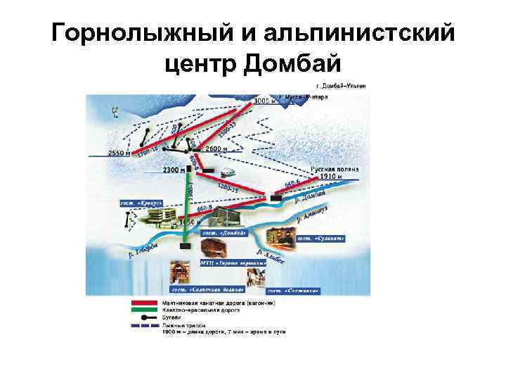 Горнолыжный и альпинистский центр Домбай 