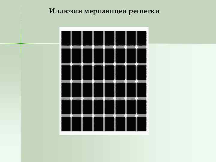 Иллюзия мерцающей решетки 