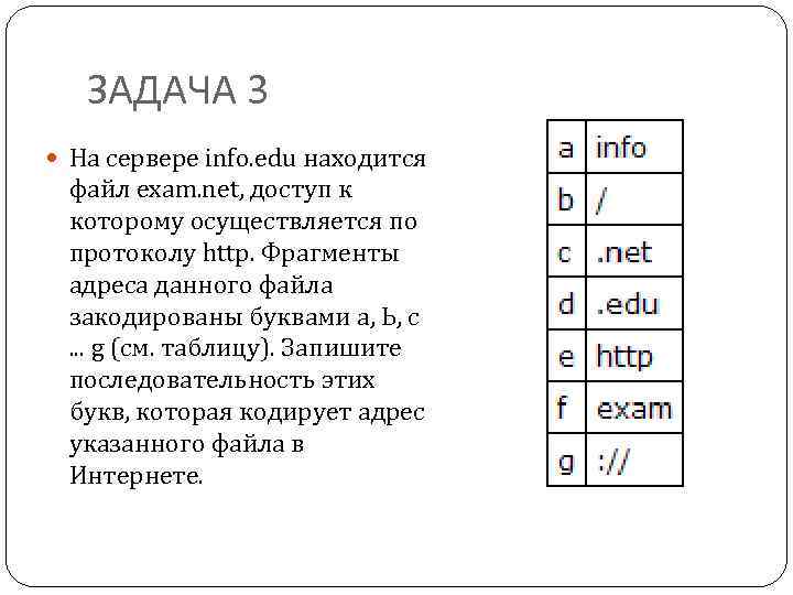 На сервере info edu