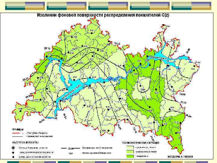 Карта оценки экологического состояния геологической среды