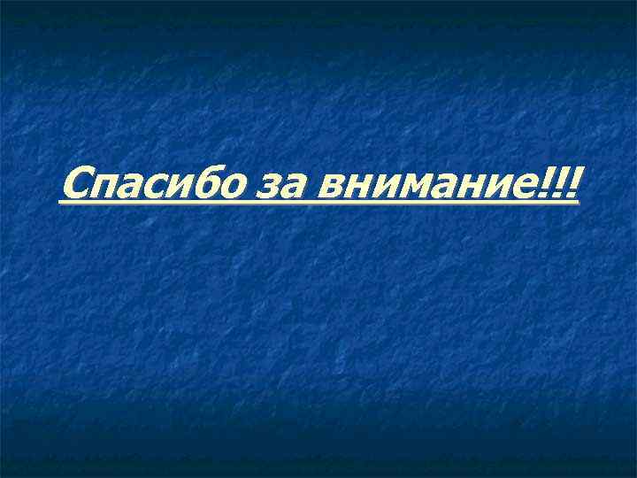 Спасибо за внимание!!! 