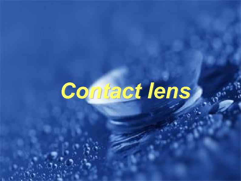 Contact lens 