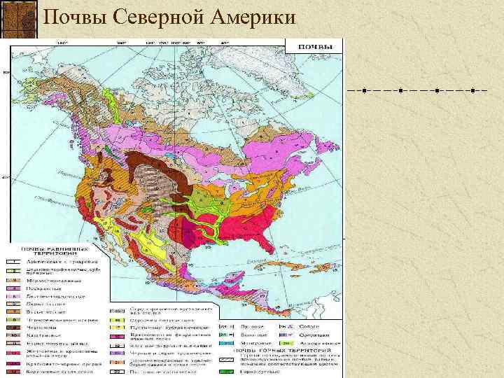 Почва северной америки и евразии