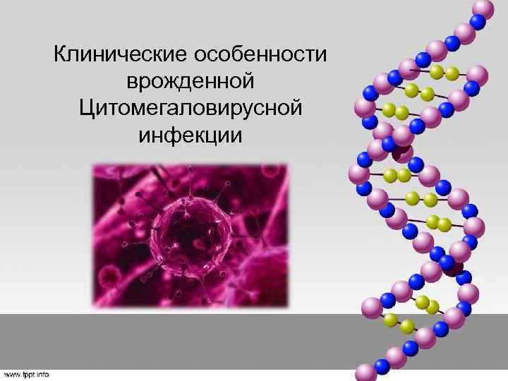 Клинические особенности врожденной Цитомегаловирусной инфекции 