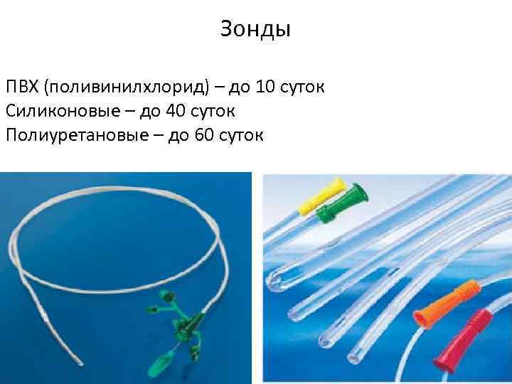 Виды желудочных зондов презентация