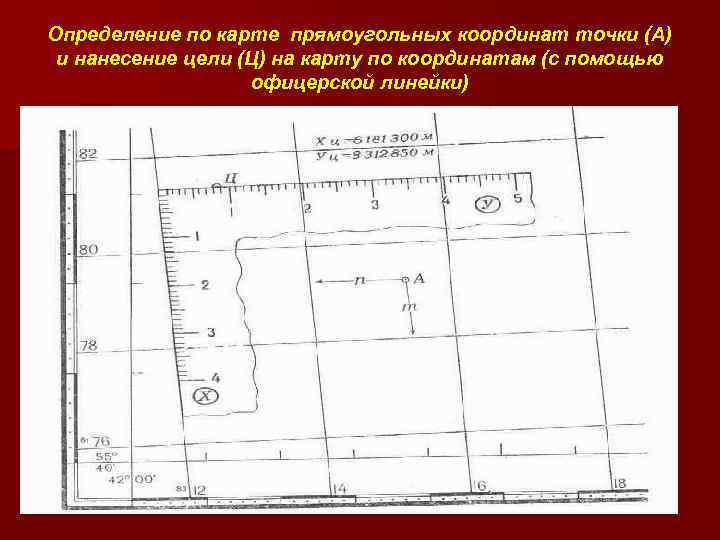 Карта прямоугольные координаты