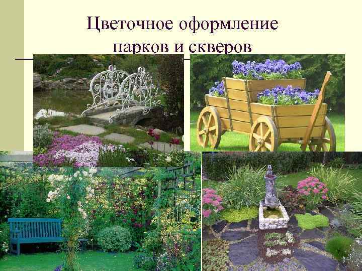 Цветочное оформление парков и скверов 7 