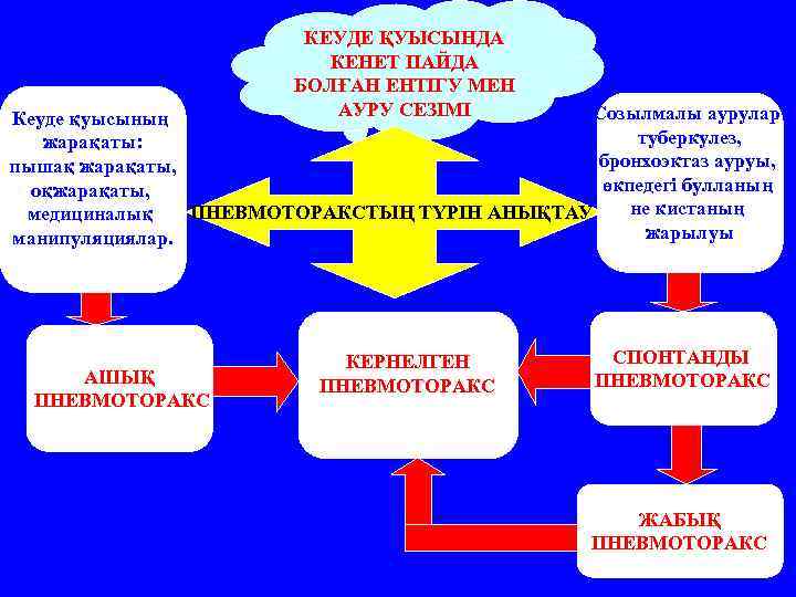 КЕУДЕ ҚУЫСЫНДА КЕНЕТ ПАЙДА БОЛҒАН ЕНТІГУ МЕН АУРУ СЕЗІМІ Созылмалы аурулар: Кеуде қуысының туберкулез,