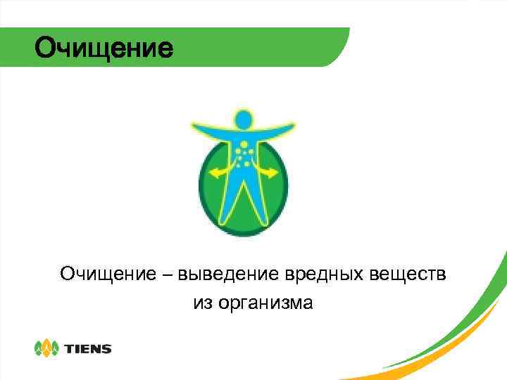 Очищение – выведение вредных веществ из организма 