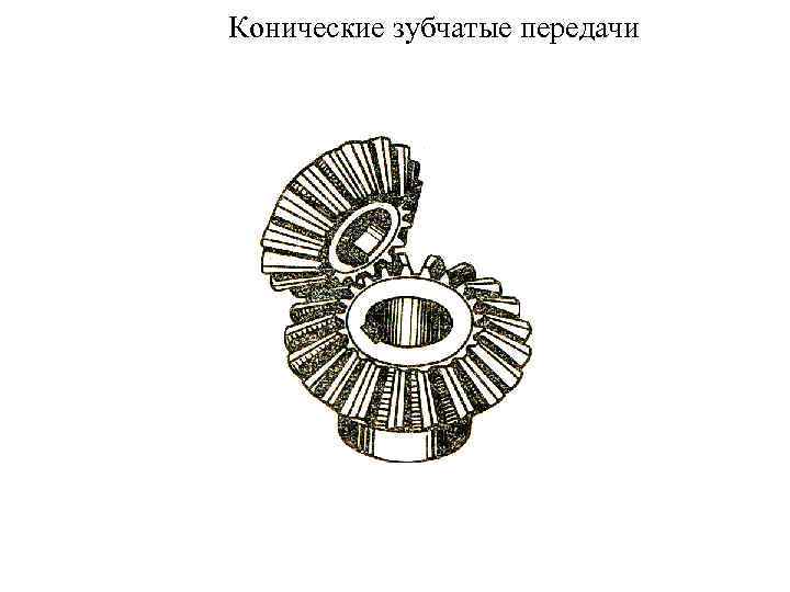 Конические зубчатые передачи 