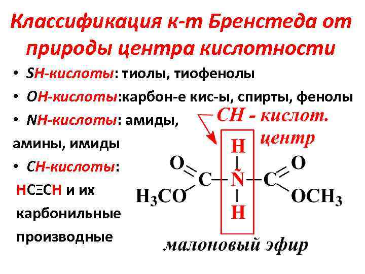 Основность кислот