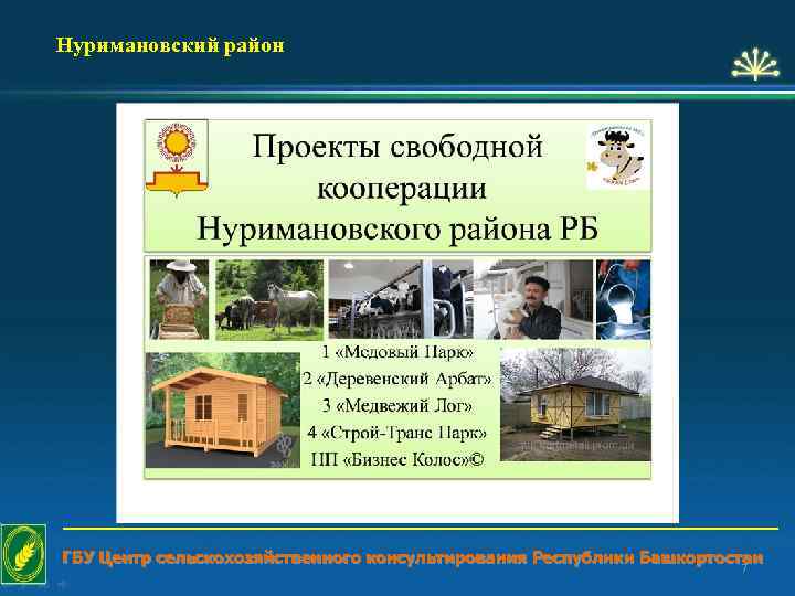 Нуримановский район ГБУ Центр сельскохозяйственного консультирования Республики Башкортостан 7 