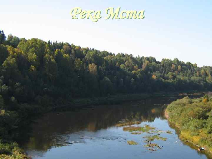 Река Мста 