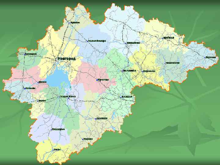 Карта маловишерского района новгородской области с деревнями и дорогами