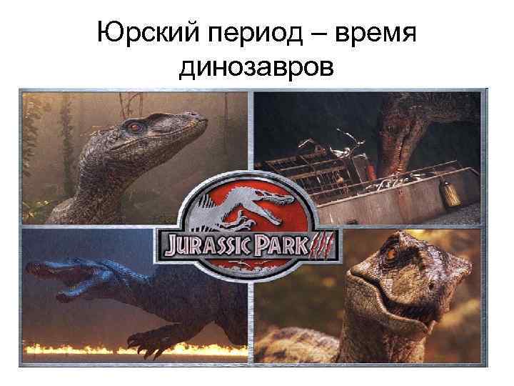 Юрский период – время динозавров 