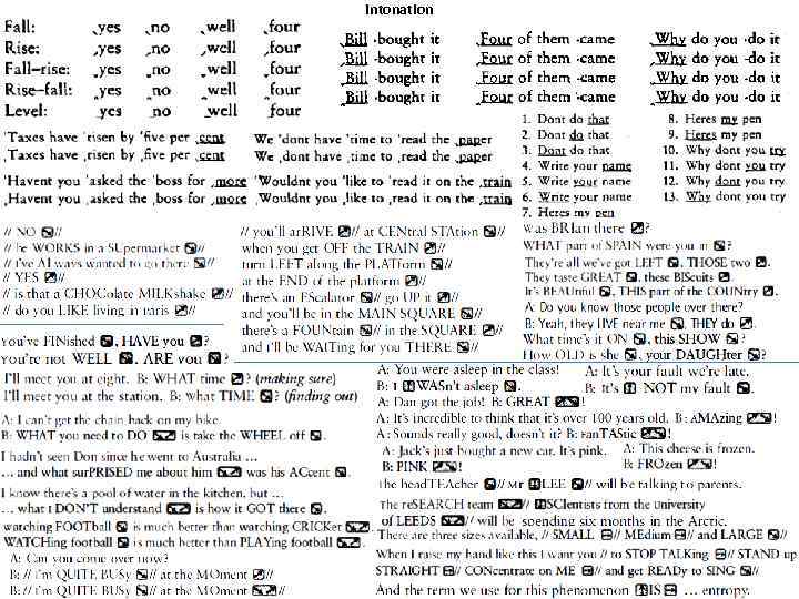 Intonation 