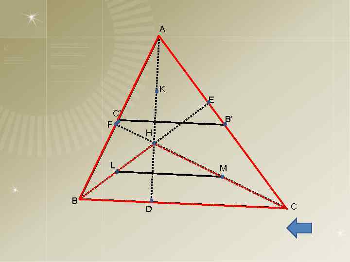 А K E C’ F B’ H L В M D С 