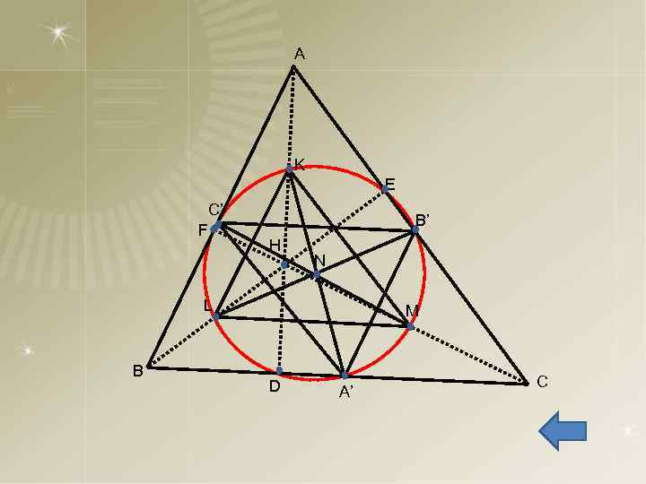 А K E C’ F B’ H N L В M D A’ С