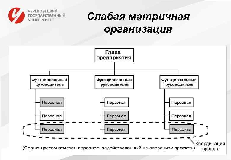 Слабая матричная организация 