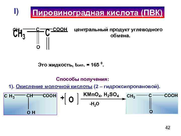 Обмен пировиноградной кислоты