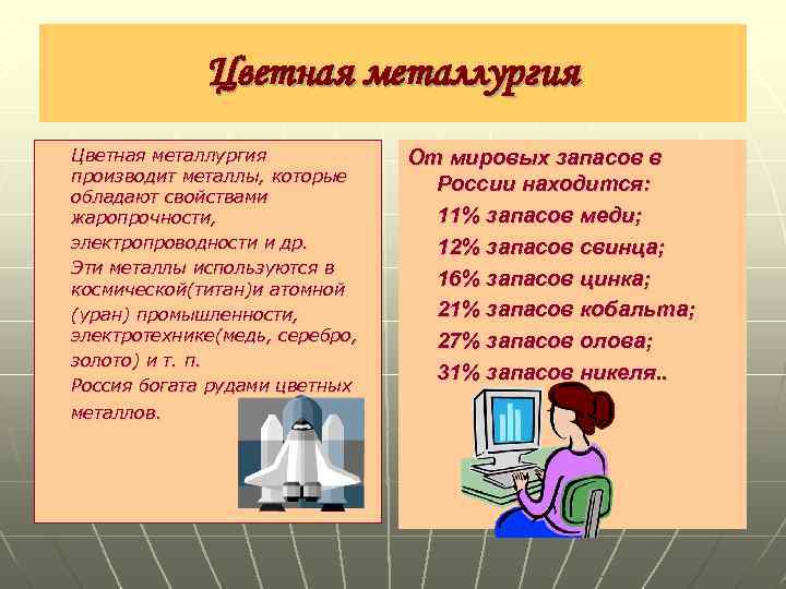 Презентация цветная металлургия 9 класс география полярная звезда