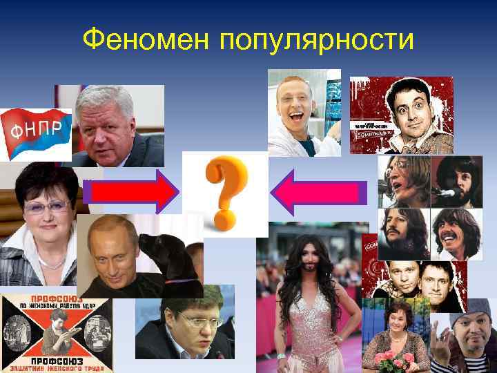 Феномен популярности 