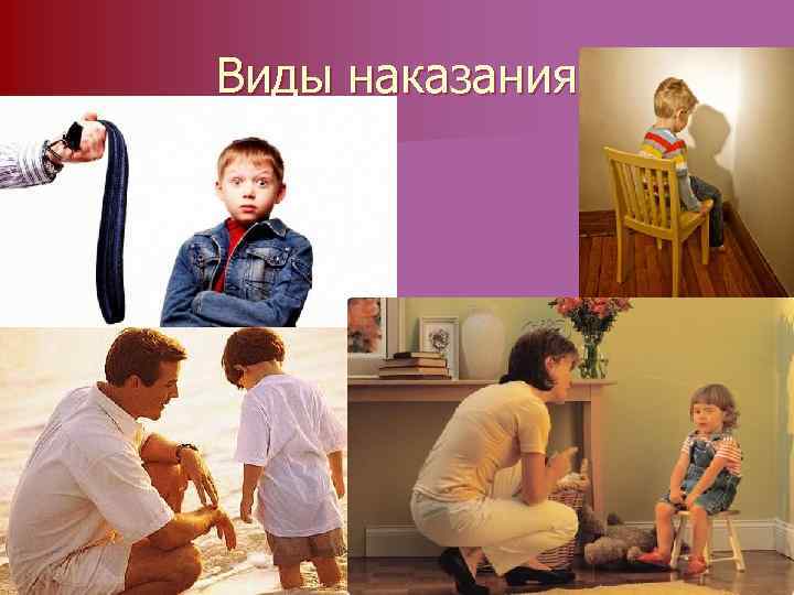 Виды наказания 