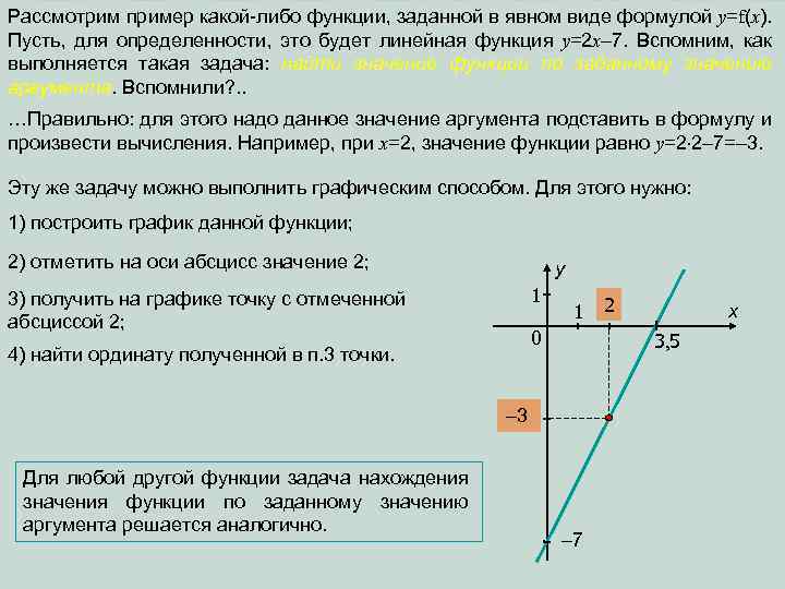 Рассмотрим пример какой-либо функции, заданной в явном виде формулой y=f(x). Пусть, для определенности, это