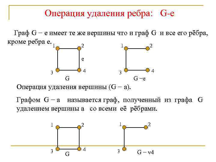 Определение графа