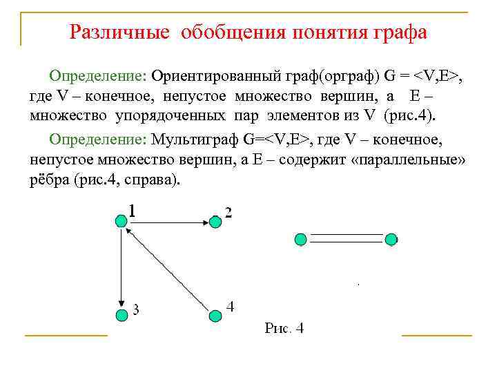 Понятие графа