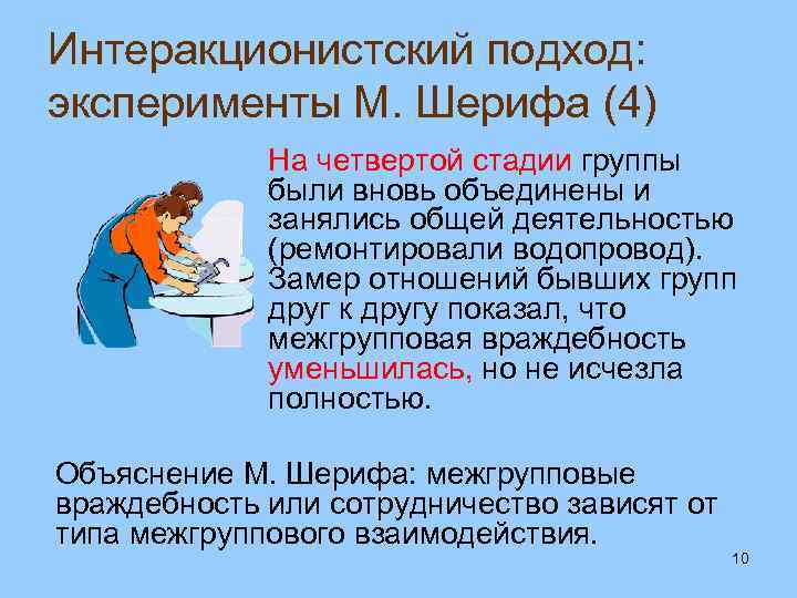 Межгрупповые отношения презентация